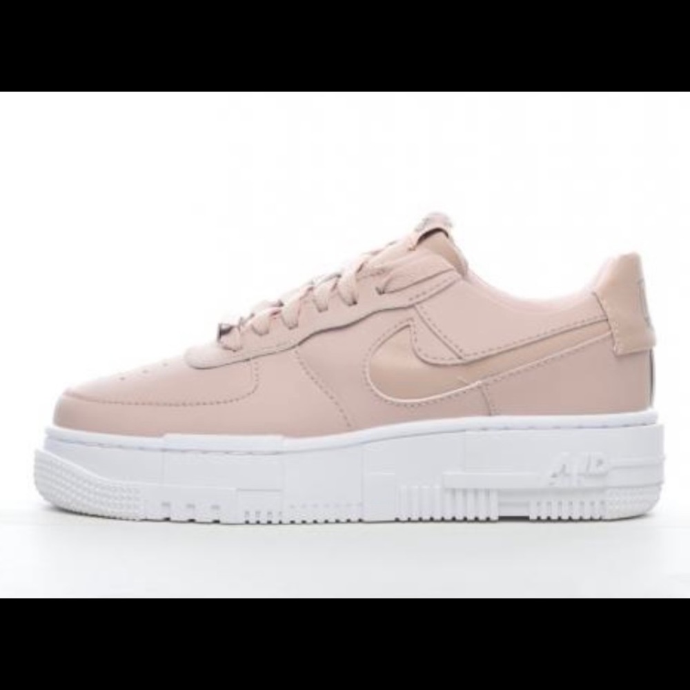 2021 Nike Air Force 1 Pixel Particle Beige
